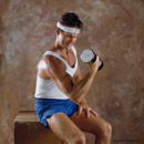 Physical trainer; Actual size= 130 pixels wide